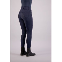 Pantalon d'équitation Euro-star Indigo high waist FullGrip Baie noire