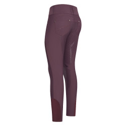 Pantalon d'équitation HV Polo Elena FullGrip Baie noire Bordeaux