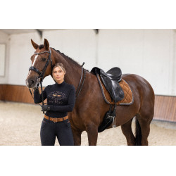 Pantalon d'équitation HV Polo Favouritas Luxury FullGrip Noir