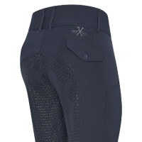 Pantalon d'équitation HV Polo Nadine FullGrip Marine Bleu marine