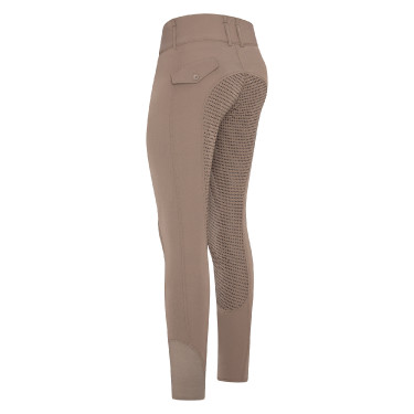 Pantalon d'équitation HV Polo Nadine FullGrip Taupe Foncé Marron