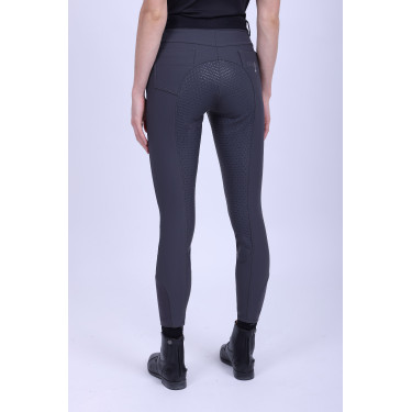 Pantalon d'équitation HV Polo Nicky FullGrip Gris ultime