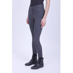 Pantalon d'équitation HV Polo Nicky FullGrip Gris ultime