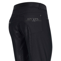 Pantalon d'équitation HV Polo Nicky FullGrip Noir Pantalon d'équitation HV Polo Nicky FullGrip Noir