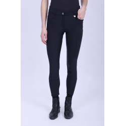 Pantalon d'équitation HV Polo Nicky FullGrip Noir Pantalon d'équitation HV Polo Nicky FullGrip Noir