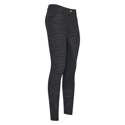 Pantalon d'équitation Imperial Riding El Capone AOP Full Zèbre noir