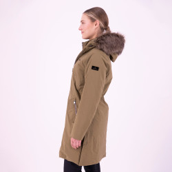 Parka HV Polo Isa Vert pétrole foncé