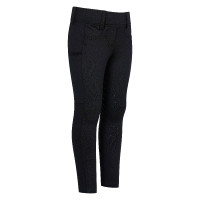 KIDS Legging d'équitation Easy Rider Rihanna FullGrip Noir