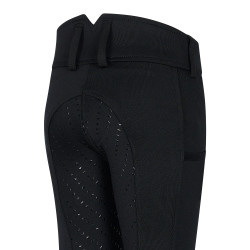 KIDS Legging d'équitation Easy Rider Rihanna FullGrip Noir