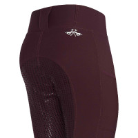 Legging d'équitation HV Polo Classic FullGrip Baie noire Bordeaux Legging d'équitation HV Polo Classic FullGrip Baie noire Bordeaux