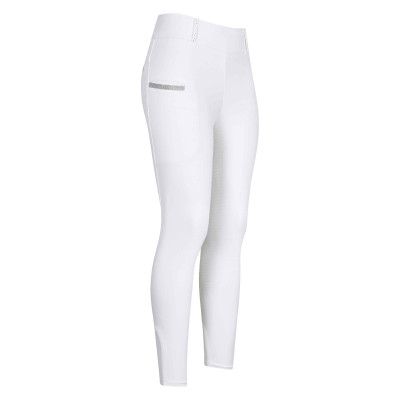 Legging d'équitation Imperial Riding Shiny Sparks FullGrip Blanc