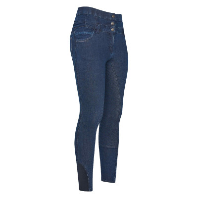 Pantalon d'équitation Imperial Riding Mae Capone denim SFS Jean bleu