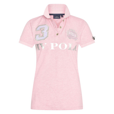 Polo shirt Favouritas EQ Mélange rose puissant
