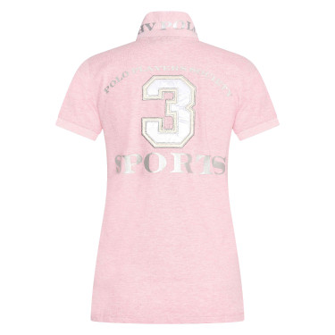 Polo shirt Favouritas EQ Mélange rose puissant