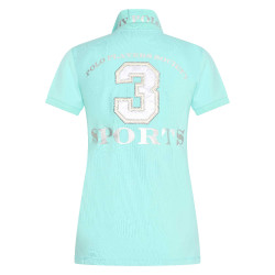 Polo shirt Favouritas EQ HV Polo Tiffany Vert Polo shirt Favouritas EQ HV Polo Tiffany Vert