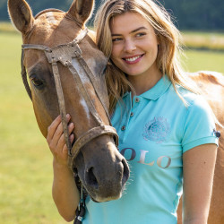 Polo shirt Favouritas EQ HV Polo Tiffany Vert Polo shirt Favouritas EQ HV Polo Tiffany Vert
