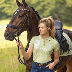 Polo shirt Favouritas EQ HV Polo Basilic Vert Polo shirt Favouritas EQ HV Polo Basilic Vert
