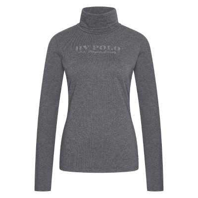 Pull à col roulé HV Polo Adeline Bruyère anthracite
