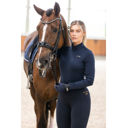 Pull à col roulé HV Polo Leanne Marine Bleu marine