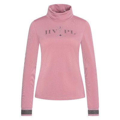 Pull à col roulé HV Polo Libby Mauve