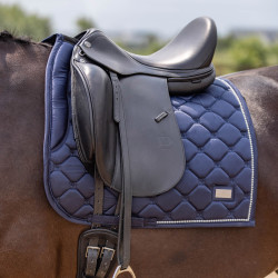 Tapis de selle HV Polo Marlie DR Marine / argent Bleu Tapis de selle HV Polo Marlie DR Marine / argent Bleu