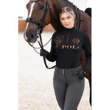 Top HV Polo Favouritas Luxury Noir Top HV Polo Favouritas Luxury Noir
