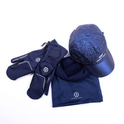 Écharpe tube Imperial Riding Bright Reflection Marine Bleu marine