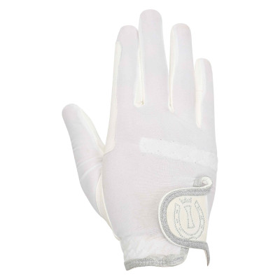 Gants Imperial Riding Summer Snap Blanc