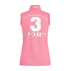 Polo shirt Favouritas sans manches Rose puissant