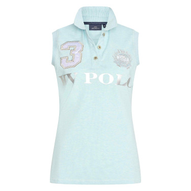 Polo shirt Favouritas sans manches HV Polo Tiffany mélangé Bleu Polo shirt Favouritas sans manches HV Polo Tiffany mélangé Bleu
