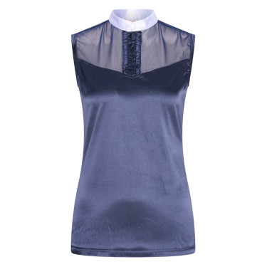 Shirt de compétition sans manches Imperial Riding Sparkly Marine Bleu marine