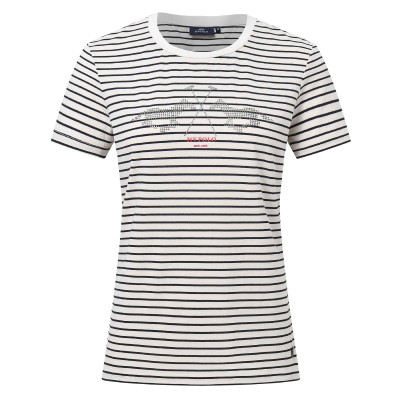 T-shirt HV Polo Margot Ivoire / noir