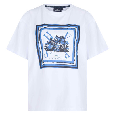 T-shirt HV Polo Palm springs Blanc