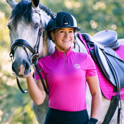 Tech polo Imperial Riding Rosa Valentina Rose Tech polo Imperial Riding Rosa Valentina Rose