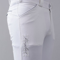 Pantalon d'équitation Kingsland KlKolton à basanes Blanc