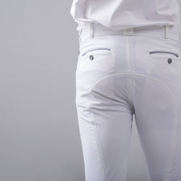 Pantalon d'équitation Kingsland KlKolton à basanes Blanc Pantalon d'équitation Kingsland KlKolton à basanes Blanc