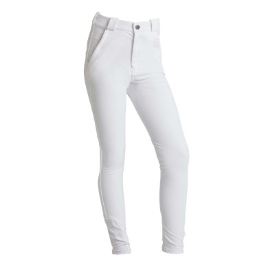 Pantalon Kingsland Classic KLkaden à Basannes Junior garçon Blanc