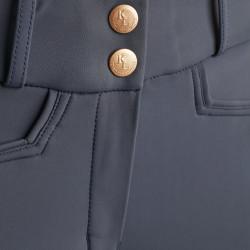 Pantalon Kingsland KLKailey à basanes femme Marine Bleu marine