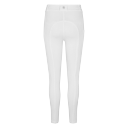 Pantalon Kingsland KLkaysa d’équitation full grip fille Blanc