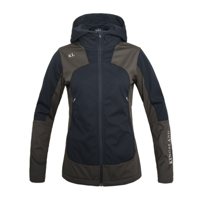 Veste Kingsland KLeliza à capuche en softshell femme Gris fer forgé