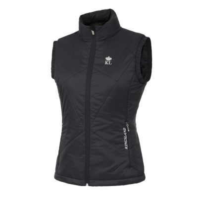 Gilet d'équitation Kingsland femme sans manches Marine