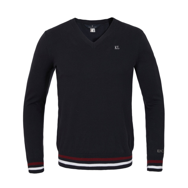 Pull Kingsland Classic Col V en tricot homme