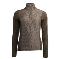 Pull Kingsland Saffron Tricot femme Encre noire verte
