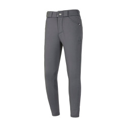 Pantalon Kingsland Kian Trekkers Grips Genoux garçon Gris à fines rayures