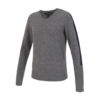 Pull Kingsland KLfia tricoté à col en V femme Charbon mélangé