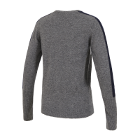 Pull Kingsland KLfia tricoté à col en V femme Charbon mélangé Pull Kingsland KLfia tricoté à col en V femme Charbon mélangé