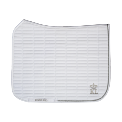 Tapis de selle Kingsland Dressage Blanc
