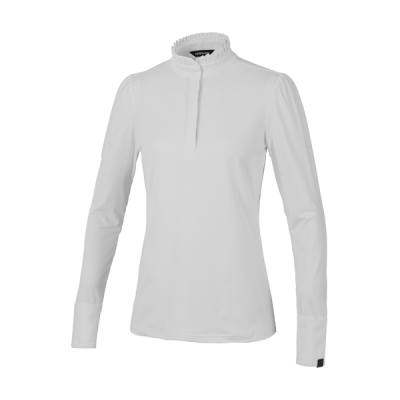 Chemise d'entraînement Kingsland KLfiori femme avec col en plissé Blanc