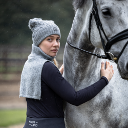 Bonnet Kingsland KLGenevieve en Tricot Gris foncé Bonnet Kingsland KLGenevieve en Tricot Gris foncé