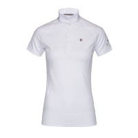 Chemise de concours Kingsland Classic manches courtes femme Blanc